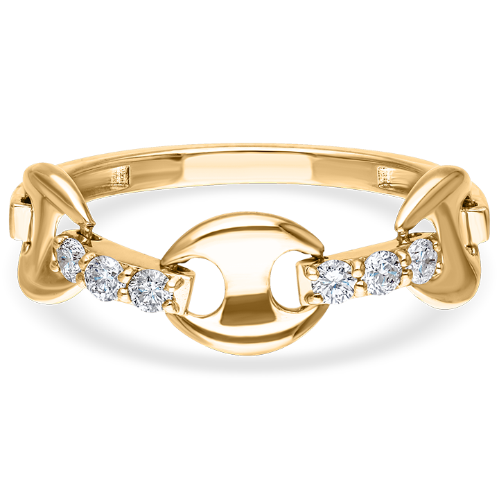 YUKI RING IN YELLOW GOLD