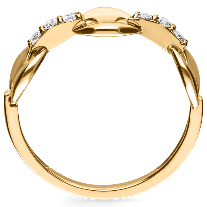 YUKI RING IN YELLOW GOLD