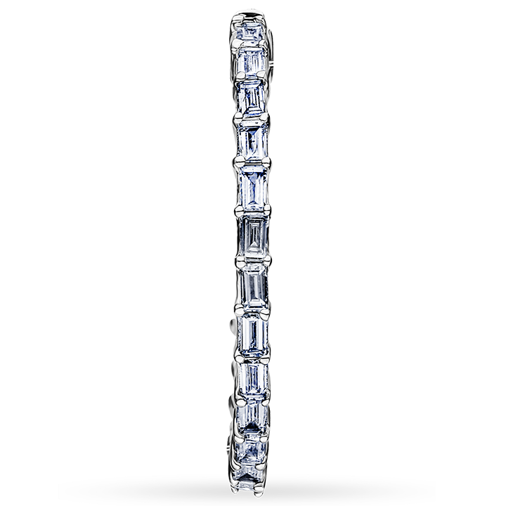 REYN HOOP EARRINGS IN WHITE GOLD