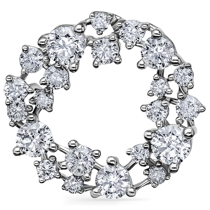 YVETTE EARRINGS IN WHITE GOLD