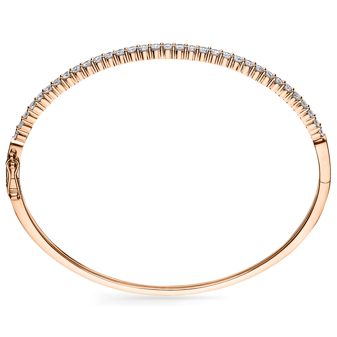 EZARA BANGLE IN ROSE GOLD