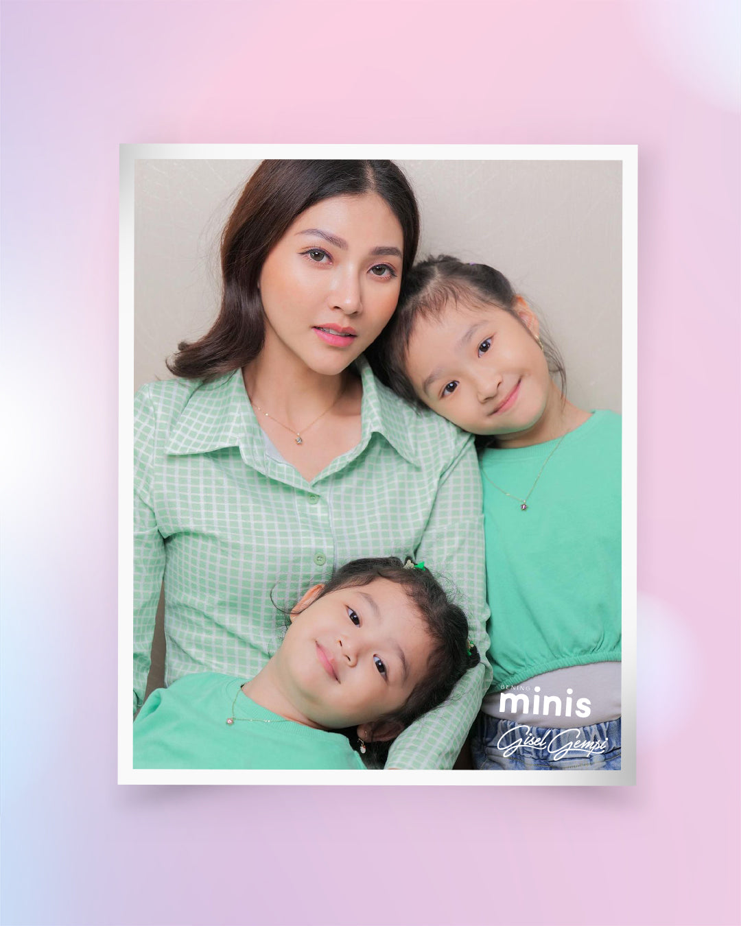 Starlight Necklace My Universe Collection by Bening Minis x GG - Pink Topaz