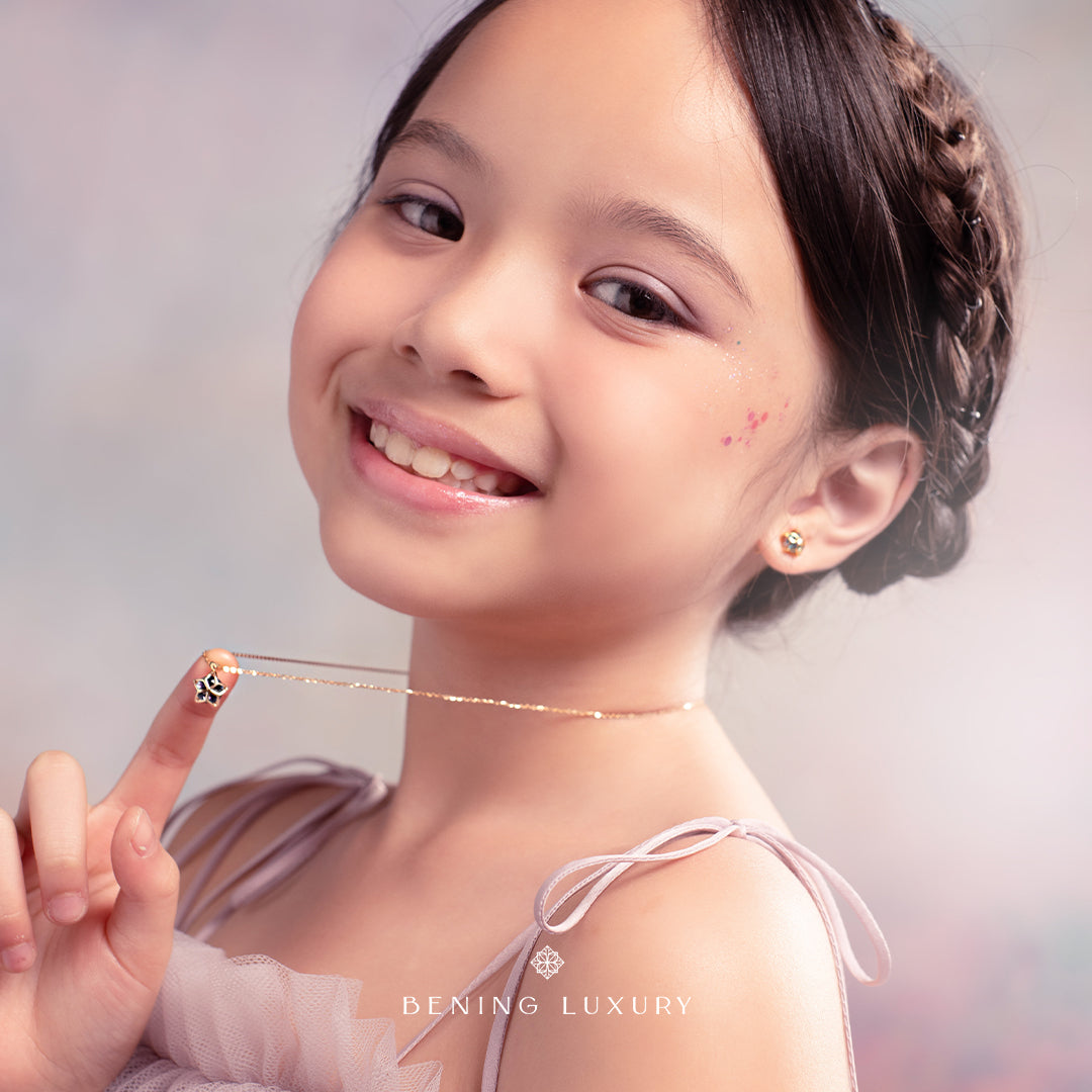 Starlight Necklace My Universe Collection by Bening Minis x GG - Pink Topaz