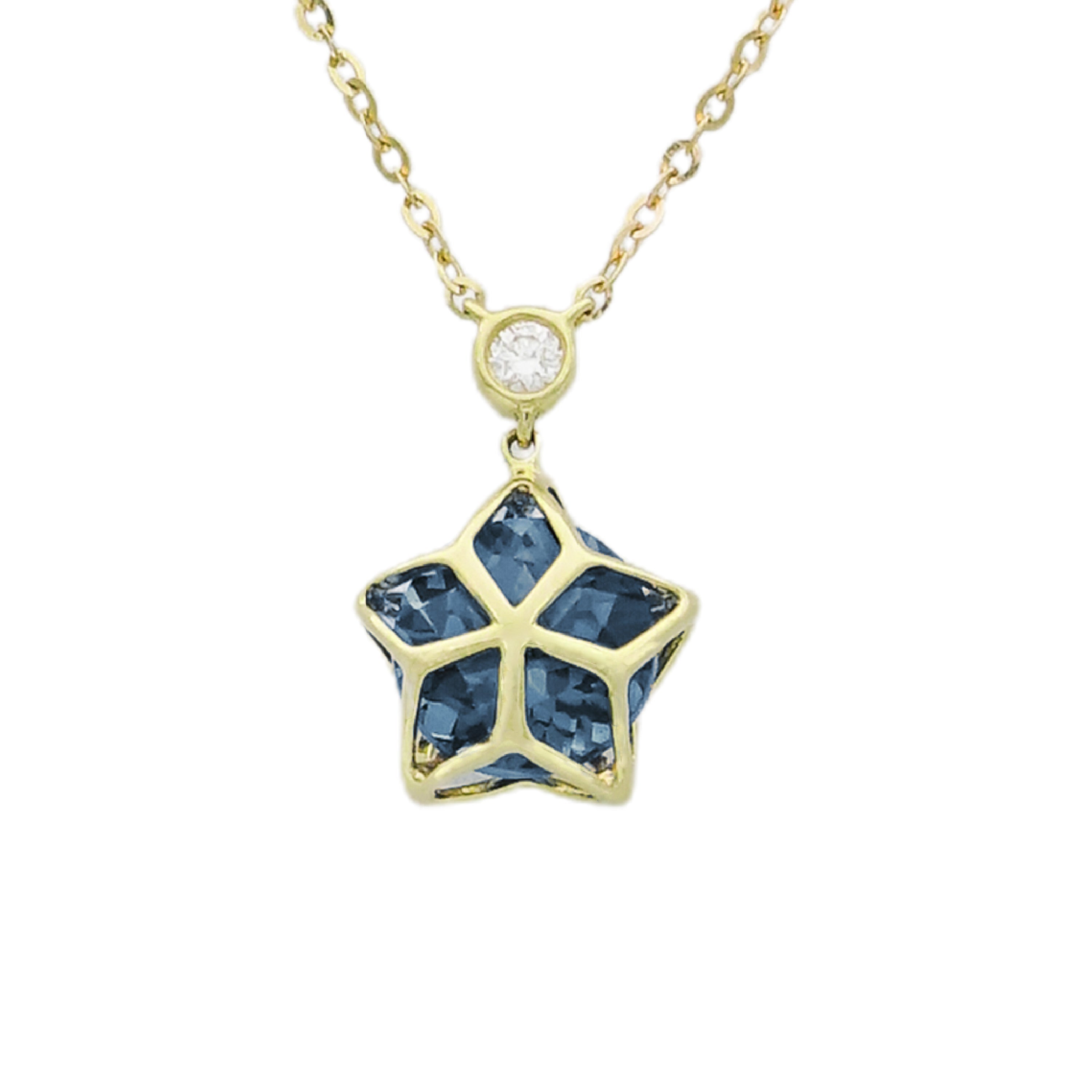 Starlight Necklace My Universe Collection by Bening Minis x GG - Pink Topaz