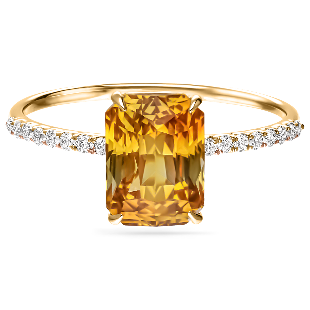 OLINDA YELLOW SAPPHIRE RING