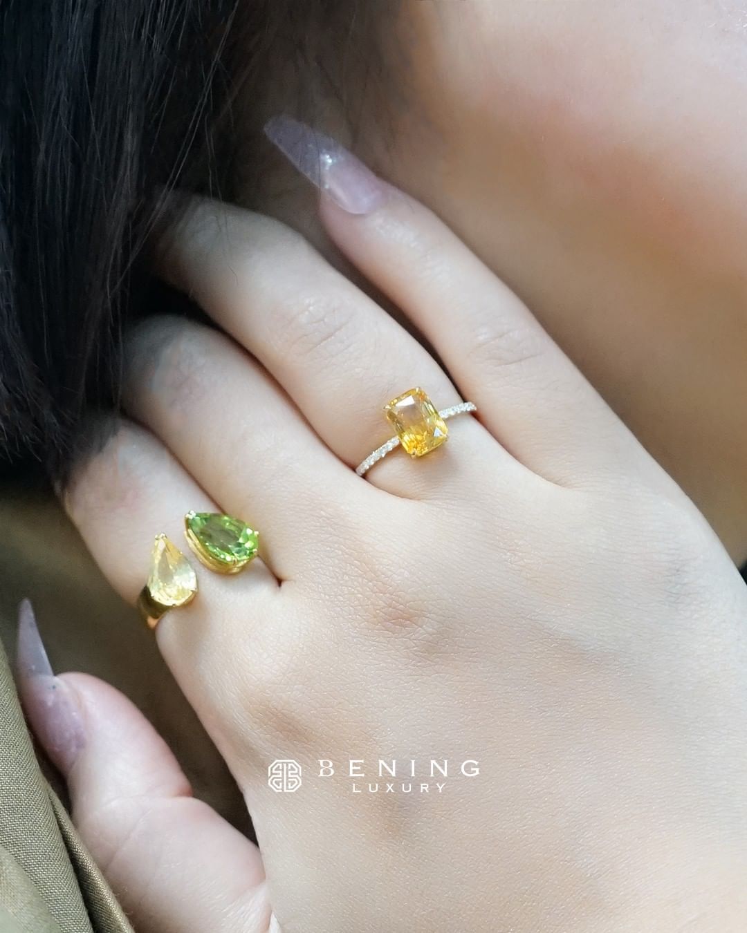 OLINDA YELLOW SAPPHIRE RING