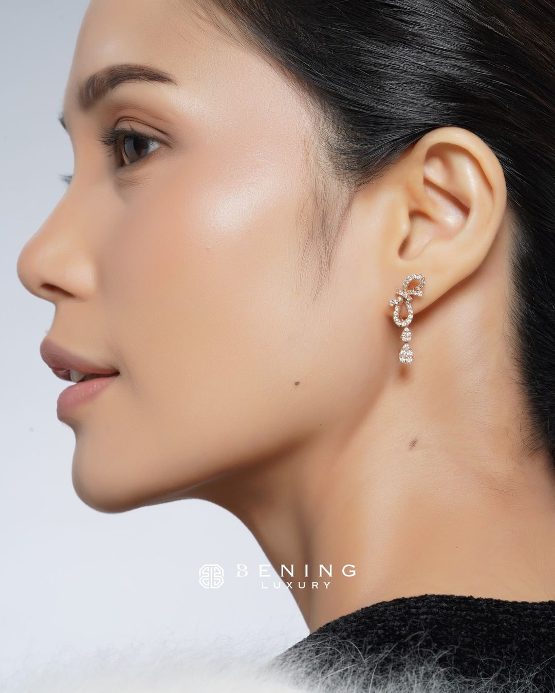 GINEVRA EARRINGS IN ROSE GOLD